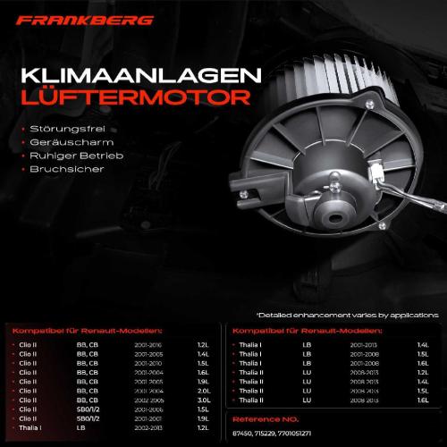 1x Gebläsemotor Innenraumgebläse für Renault Clio II BB CB Thalia I II LB LB0/1/2 Bild 1x Gebläsemotor Innenraumgebläse für Renault Clio II BB CB Thalia I II LB LB0/1/2