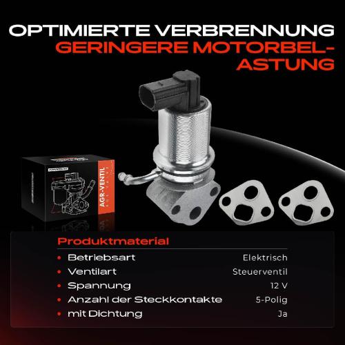 Frankberg 1x AGR-Ventil Abgasrückführungsventil für VW Golf Polo Audi A2 Seat Arosa Cordoba Vario Ibiza II III Skoda Bild Frankberg 1x AGR-Ventil Abgasrückführungsventil für VW Golf Polo Audi A2 Seat Arosa Cordoba Vario Ibiza II III Skoda