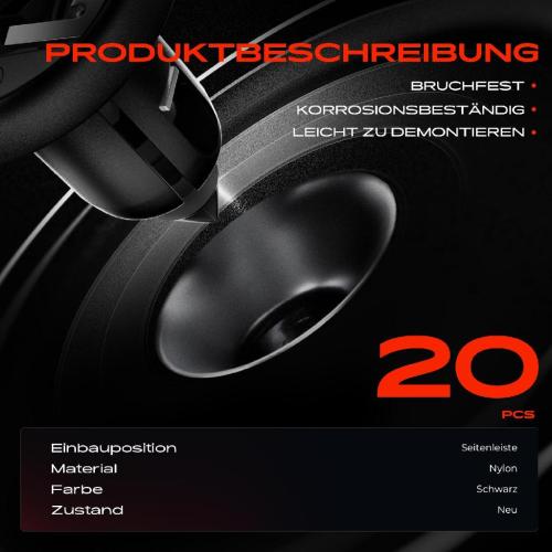 20x Befestigungsclips Seitenleiste für BMW F30 F80 F31 F34 F36 F40 F44 E60 E61 Bild 20x Befestigungsclips Seitenleiste für BMW F30 F80 F31 F34 F36 F40 F44 E60 E61