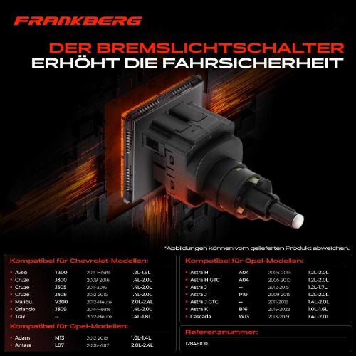 1x Bremslichtschalter für Chevrolet Aveo Captiva Cruze Malibu Opel Astra H J Bild 1x Bremslichtschalter für Chevrolet Aveo Captiva Cruze Malibu Opel Astra H J