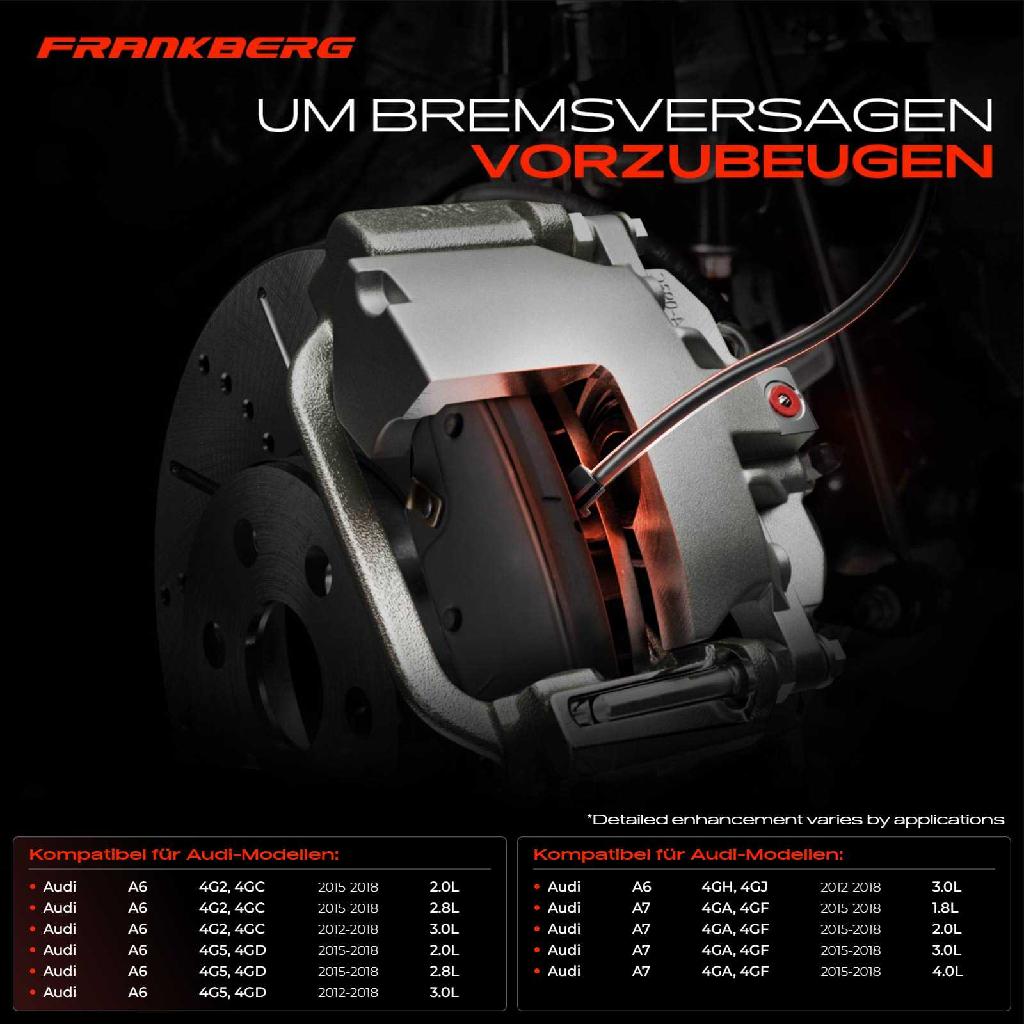 1x Warnkontakt Bremsbelagverschleiß Vorderachse für Audi A6 C7 4G2 4GC 4G5 A7 4GA 4GF