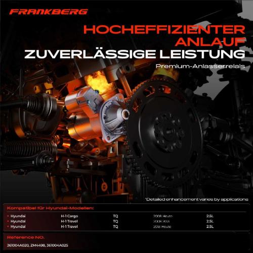 1x Magnetschalter Starter für Hyundai H-1 Cargo H-1 Travel TQ Bild 1x Magnetschalter Starter für Hyundai H-1 Cargo H-1 Travel TQ