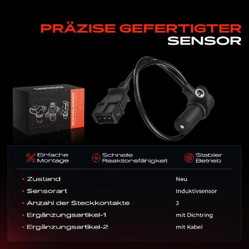 1x Nockenwellenposition Sensor für Fiat Bravo I Coupe Marea Lancia Y 1.4L 1.9L 2.0L Bild 1x Nockenwellenposition Sensor für Fiat Bravo I Coupe Marea Lancia Y 1.4L 1.9L 2.0L