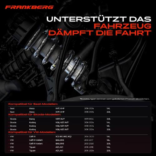 2x Fahrwerksfeder Hinterachse für VW Golf VII Tiguan Seat Ateca Skoda Karoq Bj ab 2013 Bild 2x Fahrwerksfeder Hinterachse für VW Golf VII Tiguan Seat Ateca Skoda Karoq Bj ab 2013