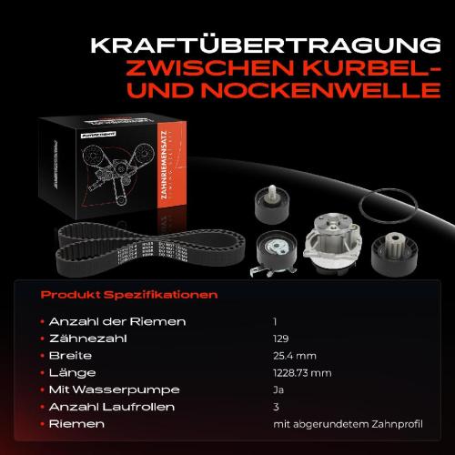 1x Zahnriemensatz Zahnriemen Wasserpumpe für Ford Cougar Focus Mondeo 2 BNP BFP BAP Bild 1x Zahnriemensatz Zahnriemen Wasserpumpe für Ford Cougar Focus Mondeo 2 BNP BFP BAP