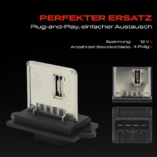 1x Widerstand Vorwiderstand Gebläsemotor für Nissan Kicks P15 1.6L 2016-2024 Bild 1x Widerstand Vorwiderstand Gebläsemotor für Nissan Kicks P15 1.6L 2016-2024