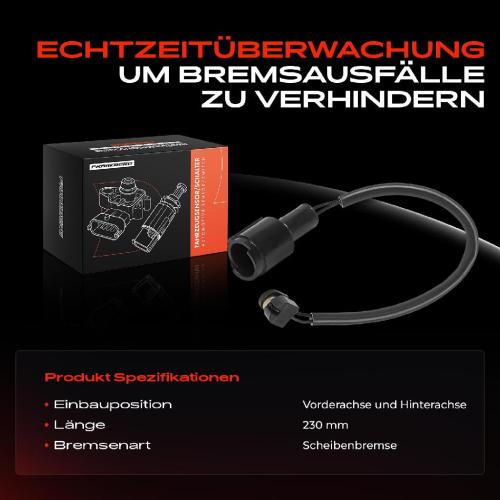 1x Warnkontakt Bremsbelagverschleiß Vorderachse oder Hinterachse für BMW 5er Touring E34 6er E24 7er E32 E31 Bild 1x Warnkontakt Bremsbelagverschleiß Vorderachse oder Hinterachse für BMW 5er Touring E34 6er E24 7er E32 E31