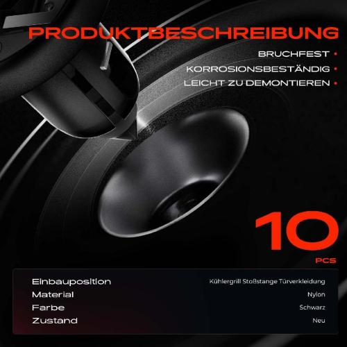 10x Befestigungsclips Kühlergrill Stoßstange Türverkleidung für Toyota Camry Celica Corolla Bild 10x Befestigungsclips Kühlergrill Stoßstange Türverkleidung für Toyota Camry Celica Corolla