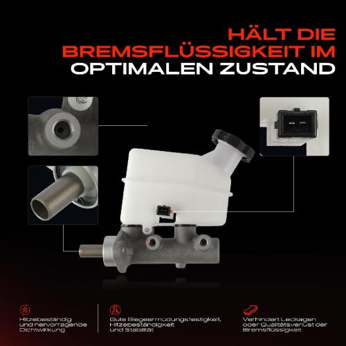 1x Hauptbremszylinder Bremszylinder für Hyundai Tucson JM KIA Sportage JE KM Bild 1x Hauptbremszylinder Bremszylinder für Hyundai Tucson JM KIA Sportage JE KM