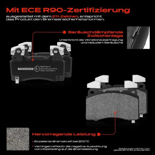 4x Bremsbeläge Vorderachse für Opel Insignia B Country Tourer Grand Sport Sports 2014-2025 Bild 4x Bremsbeläge Vorderachse für Opel Insignia B Country Tourer Grand Sport Sports 2014-2025