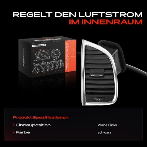 1x Luftdüse Armaturenbrett Vorne Links für Audi Q7 Van 4LB 2007-2015 Bild 1x Luftdüse Armaturenbrett Vorne Links für Audi Q7 Van 4LB 2007-2015