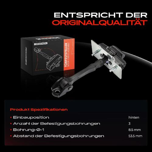 1x Türfeststeller Türfangband Türstopper Hinten für Peugeot 508 I SW Kasten/Kombi 8D 8E Bild 1x Türfeststeller Türfangband Türstopper Hinten für Peugeot 508 I SW Kasten/Kombi 8D 8E