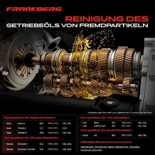 1x Hydraulikfiltersatz Automatikgetriebe für VW Golf 3 4 Passat Audi A3 8L1 Seat Bild 1x Hydraulikfiltersatz Automatikgetriebe für VW Golf 3 4 Passat Audi A3 8L1 Seat