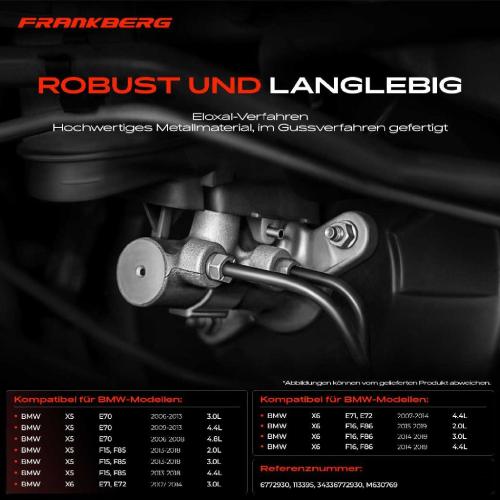 1x Hauptbremszylinder Bremszylinder für BMW X5 E70 F15 F85 E71 E72 F16 F86 M M50d Bild 1x Hauptbremszylinder Bremszylinder für BMW X5 E70 F15 F85 E71 E72 F16 F86 M M50d