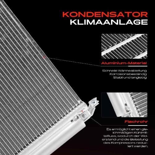Frankberg 1x Kondensator Klimaanlage für Hyundai i10 1.0L 1.1L 1.2L 2007-2017 Bild Frankberg 1x Kondensator Klimaanlage für Hyundai i10 1.0L 1.1L 1.2L 2007-2017