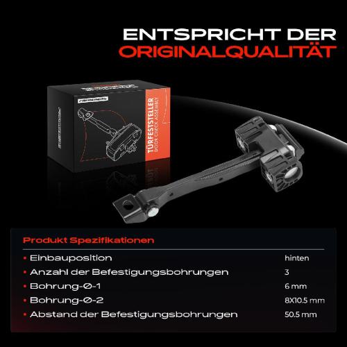 1x Türfeststeller Türfangband Türstopper Hinten für Audi Q2 GAB GAG 1.4L 1.6L 2.0L Bj ab 2016 Bild 1x Türfeststeller Türfangband Türstopper Hinten für Audi Q2 GAB GAG 1.4L 1.6L 2.0L Bj ab 2016