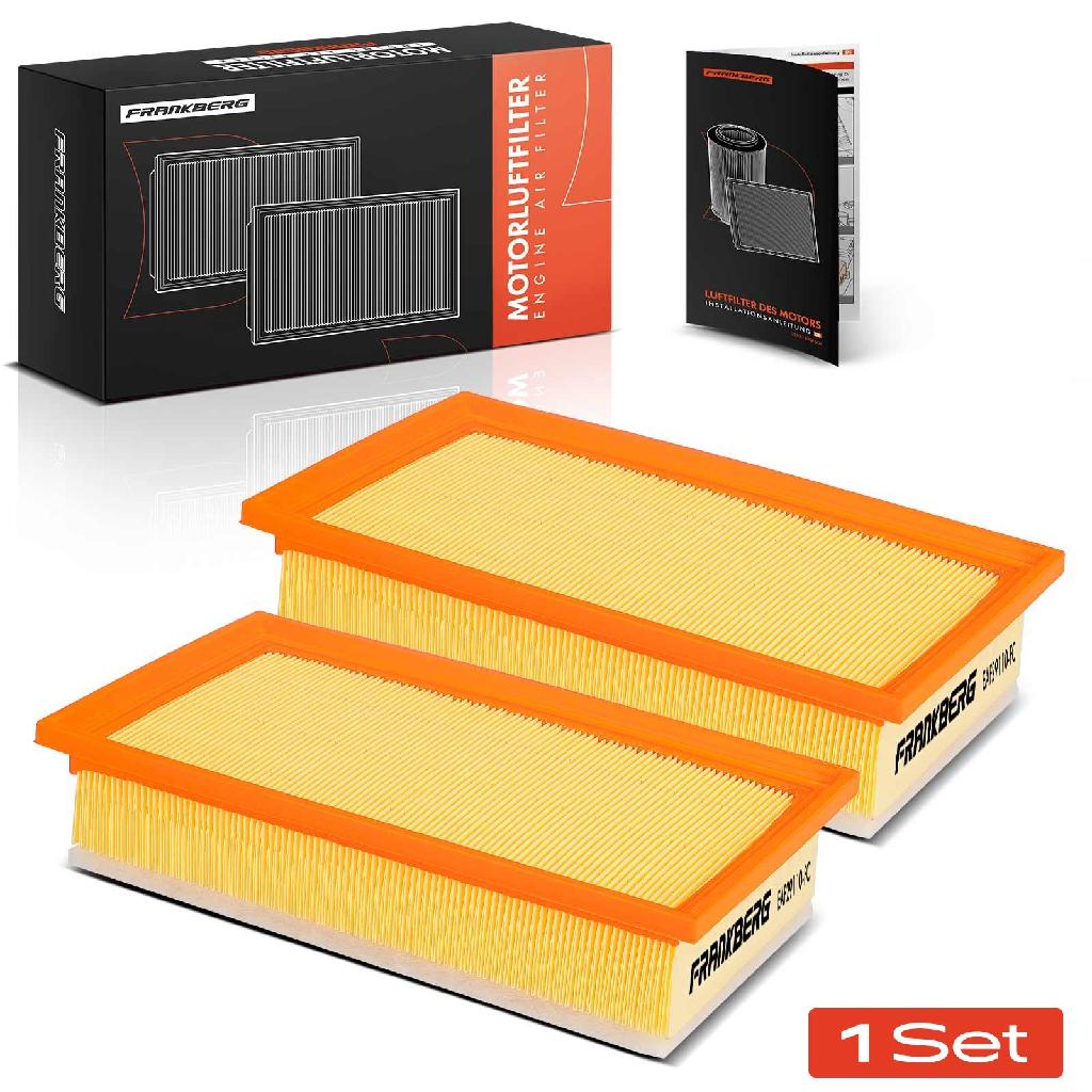 Frankberg 2x Luftfilter Filtereinsatz für Opel Zafira Vivaro Peugeot 308 Citroën C4 Toyota