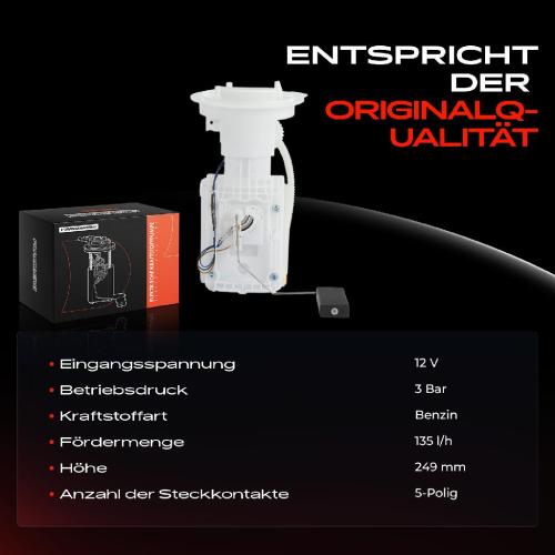 1x Kraftstoffpumpe für VW Caddy MPV Kasten/MPV IV EOS Golf Plus V Variant VI Jetta Touran Audi A3 Seat Skoda Bild 1x Kraftstoffpumpe für VW Caddy MPV Kasten/MPV IV EOS Golf Plus V Variant VI Jetta Touran Audi A3 Seat Skoda