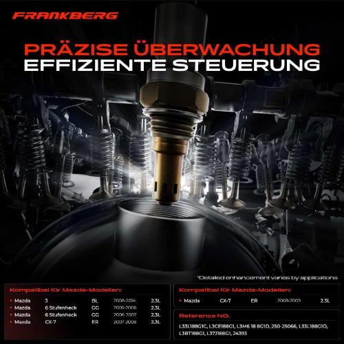 1x Lambdasonde Regelsonde/Diagnosesonde Vor/Nach Katalysator für Mazda 3 BL 6 Stufenheck GG CX-7 ER Bild 1x Lambdasonde Regelsonde/Diagnosesonde Vor/Nach Katalysator für Mazda 3 BL 6 Stufenheck GG CX-7 ER