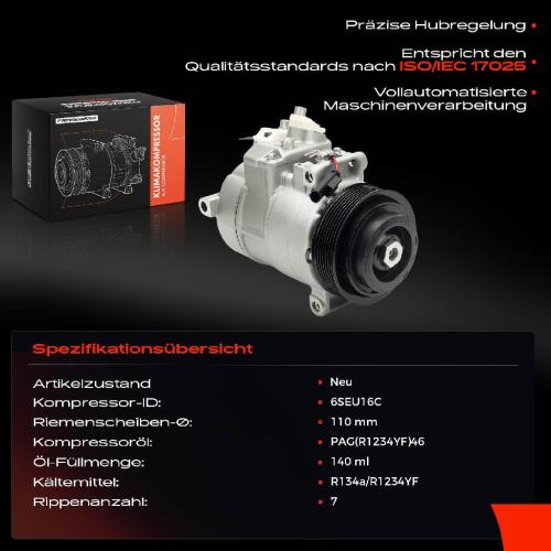 Frankberg 1x Klimakompressor für Mercedes-Benz GLE W166 350 D M-Klasse ML 350 Bild Frankberg 1x Klimakompressor für Mercedes-Benz GLE W166 350 D M-Klasse ML 350