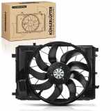 1x Motorkühller Einfachlüfter mit Kühlerlüfterrahmen Mercedes-Benz W204 W212 C218 X117 R231 C197