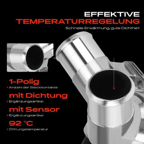 Frankberg 1x Thermostat Kühlmittel für Opel Vectra B CC Caravan J96 2.2L 1997-2003 Bild Frankberg 1x Thermostat Kühlmittel für Opel Vectra B CC Caravan J96 2.2L 1997-2003