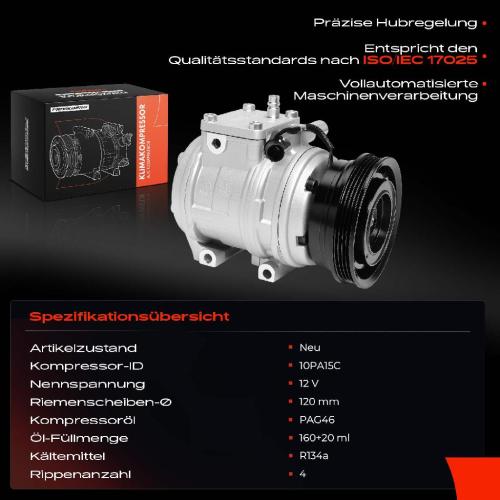 1x Klimakompressor für Hyundai Tucson JM Elantra XD KIA Sportage JE KM Bild 1x Klimakompressor für Hyundai Tucson JM Elantra XD KIA Sportage JE KM