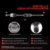 1x Antriebswelle Vorderachse Rechts für Fiat Fiorino Qubo 225 1.2L Bj ab 2007