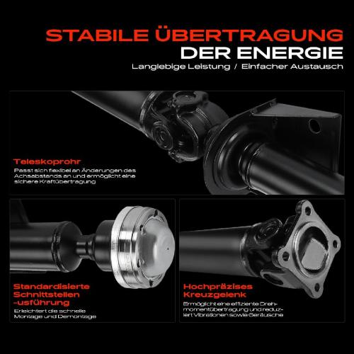 1x Kardanwelle Gelenkwelle Hinterachse für Mercedes-Benz M-Klasse W163 2.7L 1999-2005 Bild 1x Kardanwelle Gelenkwelle Hinterachse für Mercedes-Benz M-Klasse W163 2.7L 1999-2005