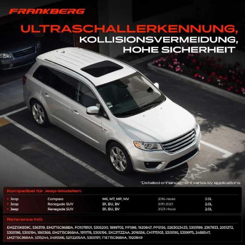Frankberg 1x Parksensor PDC Sensor Hinten für Jeep Compass M6 M7 MP MV Renegade SUV B1 Bild Frankberg 1x Parksensor PDC Sensor Hinten für Jeep Compass M6 M7 MP MV Renegade SUV B1