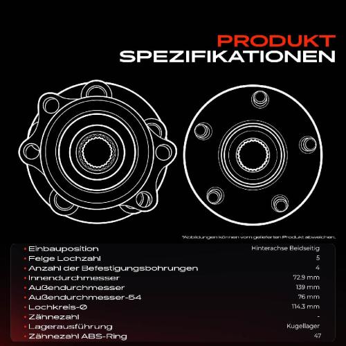 2x Radnabe Radlagersatz Hinten für Hyundai Elantra Stufenheck Veloster KIA Cerato Koup Bild 2x Radnabe Radlagersatz Hinten für Hyundai Elantra Stufenheck Veloster KIA Cerato Koup