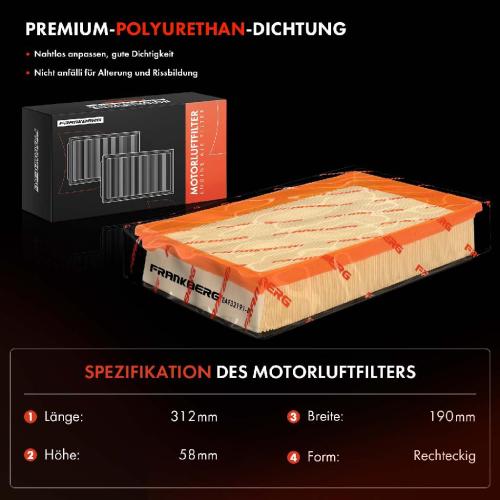 2x Luftfilter Filtereinsatz für VW Transporter Multivan T5 T6 Kasten Bild 2x Luftfilter Filtereinsatz für VW Transporter Multivan T5 T6 Kasten