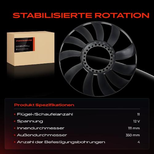 1x Lüfterrad Motorkühlung für VW Passat Audi A4 Avant 8D A6 4B C5 Skoda Superb 3U4 Bild 1x Lüfterrad Motorkühlung für VW Passat Audi A4 Avant 8D A6 4B C5 Skoda Superb 3U4