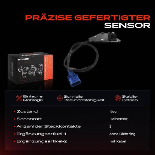 1x Nockenwellenposition Sensor für Fiat Bravo I Coupe Marea Stilo Lancia Kappa Lybra Thesis Bild 1x Nockenwellenposition Sensor für Fiat Bravo I Coupe Marea Stilo Lancia Kappa Lybra Thesis