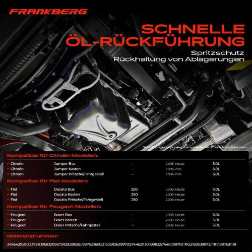 Frankberg 1x Ölwanne Motorölwanne für Citroën Jumper Fiat Ducato 250 Peugeot Boxer 2006-2018 3.0L Bild Frankberg 1x Ölwanne Motorölwanne für Citroën Jumper Fiat Ducato 250 Peugeot Boxer 2006-2018 3.0L