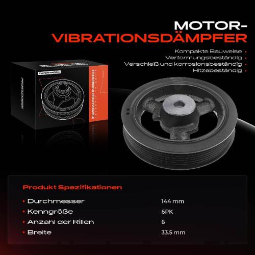 1x Riemenscheibe Kurbelwelle für MINI Mini Cabriolet R50 R53 R52 Bild 1x Riemenscheibe Kurbelwelle für MINI Mini Cabriolet R50 R53 R52