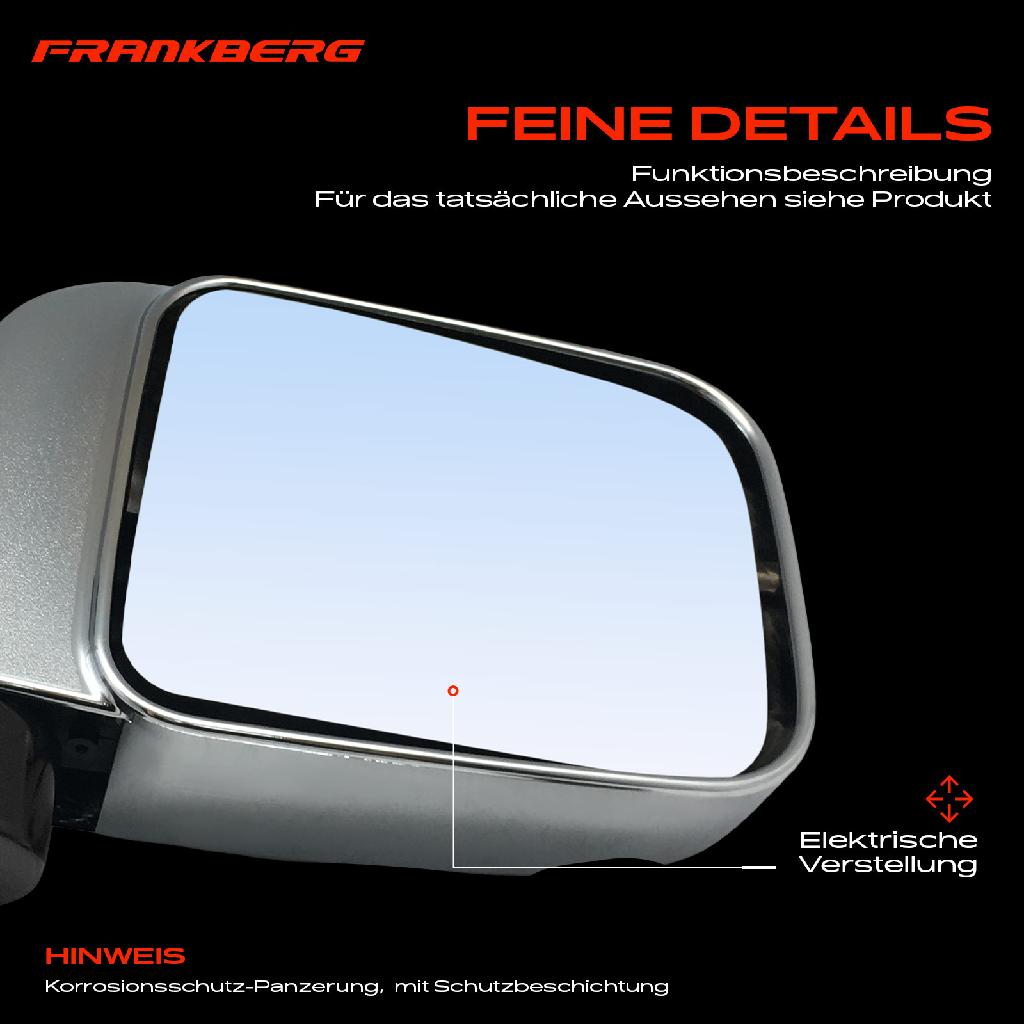 1x Außenspiegel Rechts für Nissan Pick-up D22 2.4L 2.5L 3.2L 1998-2010