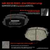 4x Bremsbeläge Vorderachse für Mazda MX-5 I II NA NB 1.6L 1.8L 1993-2005 1993-2005