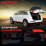 2x Gasfeder Dämpfer Heckklappe für Audi TT 8N3 Coupe 2000-2006