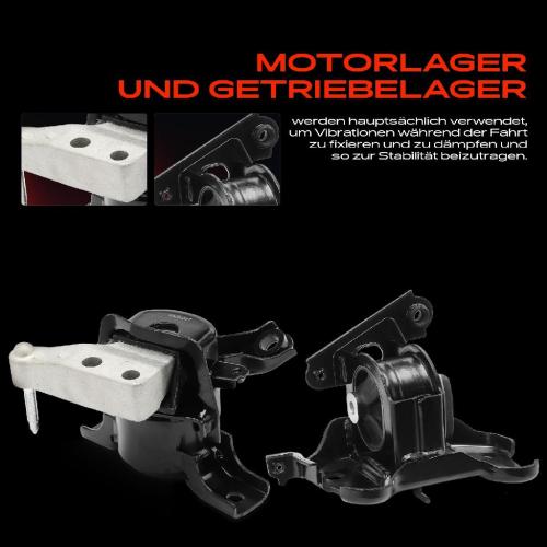 2x Motorlager Getriebelagerlager Vorne und Hinten für Toyota RAV 4 IV A4 2.5L 2015-2018 Bild 2x Motorlager Getriebelagerlager Vorne und Hinten für Toyota RAV 4 IV A4 2.5L 2015-2018