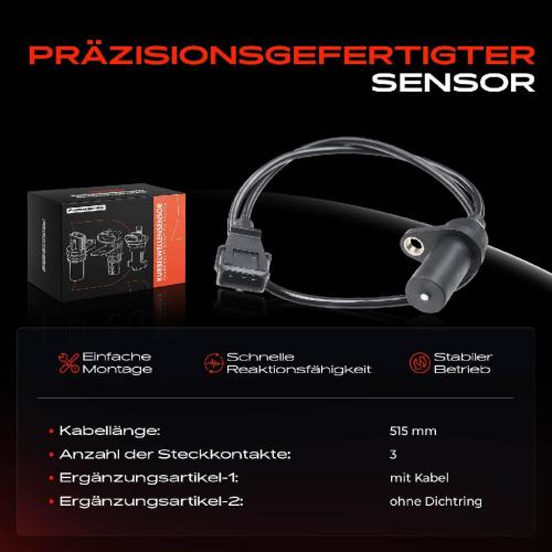 1x Kurbelwellensensor Impulsgeber für Citroën Jumper Fiat Brava Doblo Peugeot Boxer Bild 1x Kurbelwellensensor Impulsgeber für Citroën Jumper Fiat Brava Doblo Peugeot Boxer