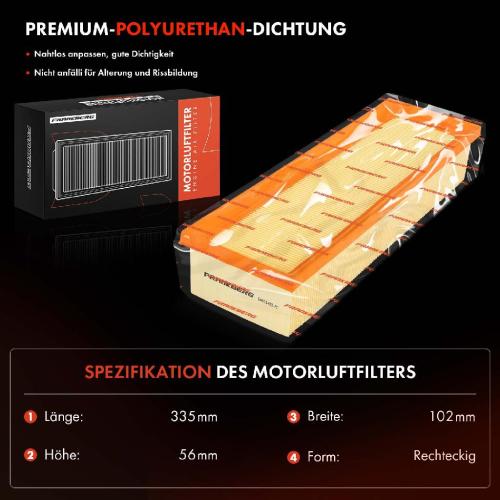 1x Luftfilter Filtereinsatz für Peugeot 1007 207 Partner Citroën C3 Berlingo Bild 1x Luftfilter Filtereinsatz für Peugeot 1007 207 Partner Citroën C3 Berlingo