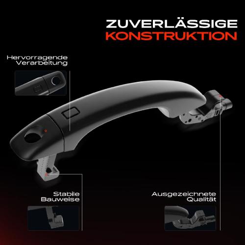 1x Türgriff Vorne Links außen für Audi A4 Allroad Avant A5 Cabriolet Sportback Q3 Q5 2007-2018 Bild 1x Türgriff Vorne Links außen für Audi A4 Allroad Avant A5 Cabriolet Sportback Q3 Q5 2007-2018