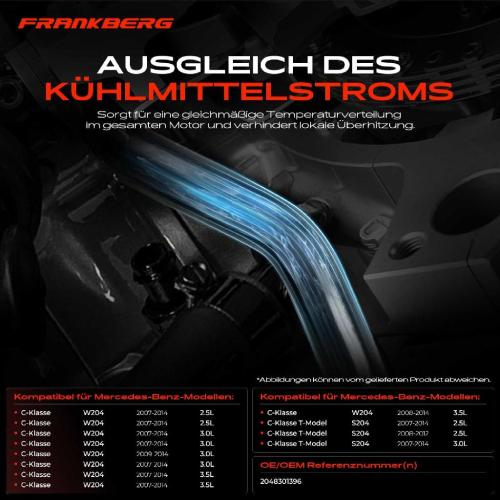 1x Kühlerschlauch Wasserschlauch für Mercedes-Benz W204 S204 W212 A207 S212 Bild 1x Kühlerschlauch Wasserschlauch für Mercedes-Benz W204 S204 W212 A207 S212