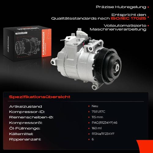 Frankberg 1x Klimakompressor f r Mercedes-Benz S-Klasse V221 W221 R-Klasse V251 W251 3.5L 2011-2014 Bild Frankberg 1x Klimakompressor f r Mercedes-Benz S-Klasse V221 W221 R-Klasse V251 W251 3.5L 2011-2014