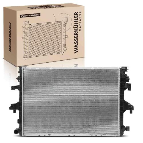 Frankberg 1x Kühler Wasserkühler Motorkühler für VW Transporter T5 Multivan California 7E 7J Bild Frankberg 1x Kühler Wasserkühler Motorkühler für VW Transporter T5 Multivan California 7E 7J