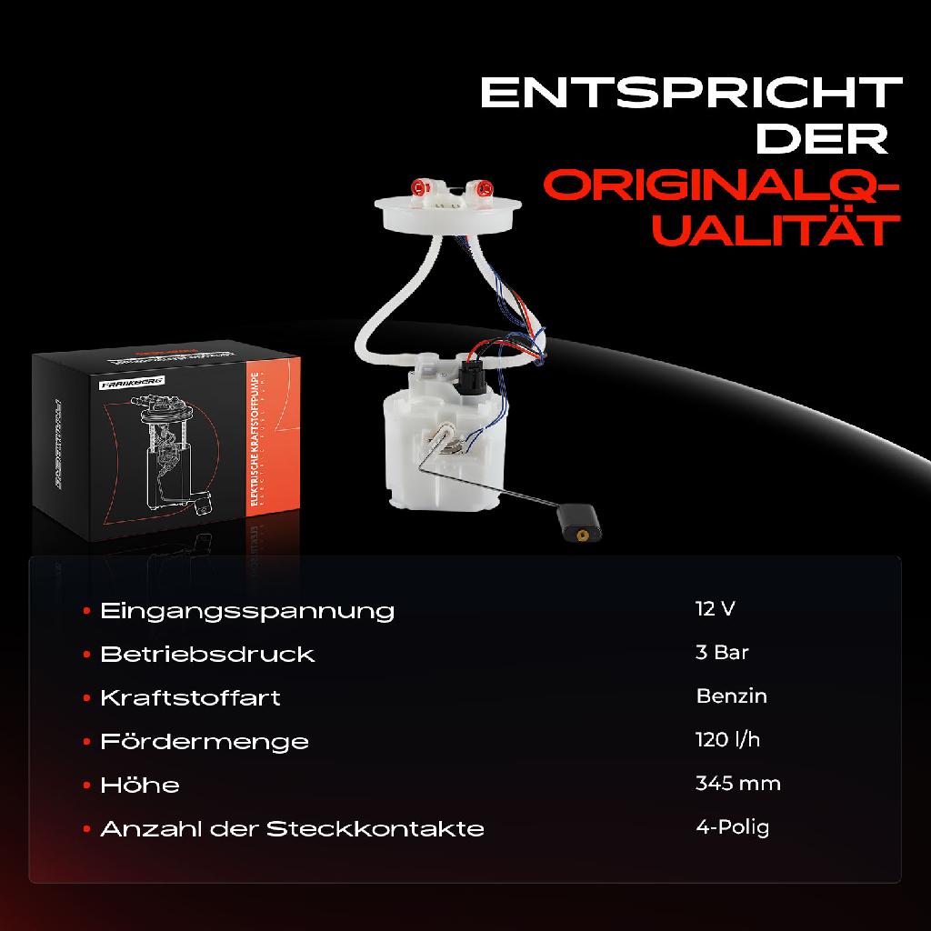 1x Kraftstoffpumpe für Ford Focus Stufenheck Turnier Tourneo Connect Transit 1.4L 1.6L 1.8L 2.0L 1998-2010