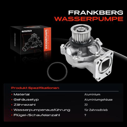 1x Wasserpumpe Kühlwasserpumpe für Chrysler Voyager IV RG RS 2.5L 2.8L 2000-2008 Bild 1x Wasserpumpe Kühlwasserpumpe für Chrysler Voyager IV RG RS 2.5L 2.8L 2000-2008