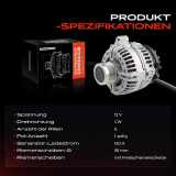 1x Lichtmaschine Generator für Volvo S40 I S60 I S70 C70 I S80 I V40 V70 I II