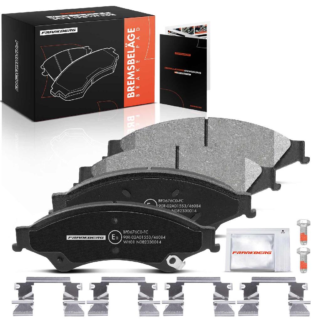 4x Bremsbeläge Vorderachse für Land Rover Discovery II L318 Range I P38A 1992-2004